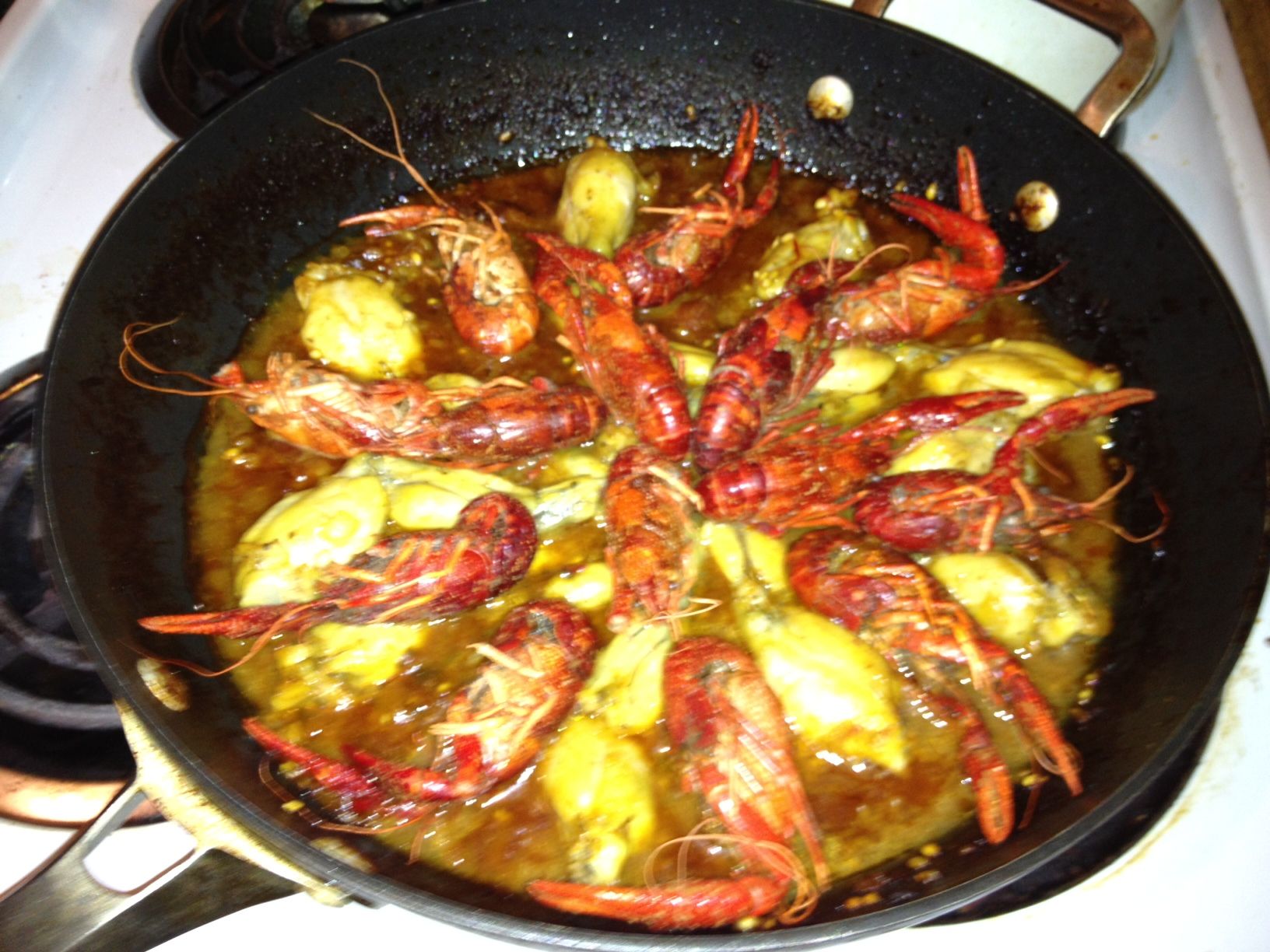 Louisiana Style Paella With Pond Critters