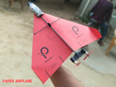 Convert Paper Into Smartphone Control Paper Airplane
