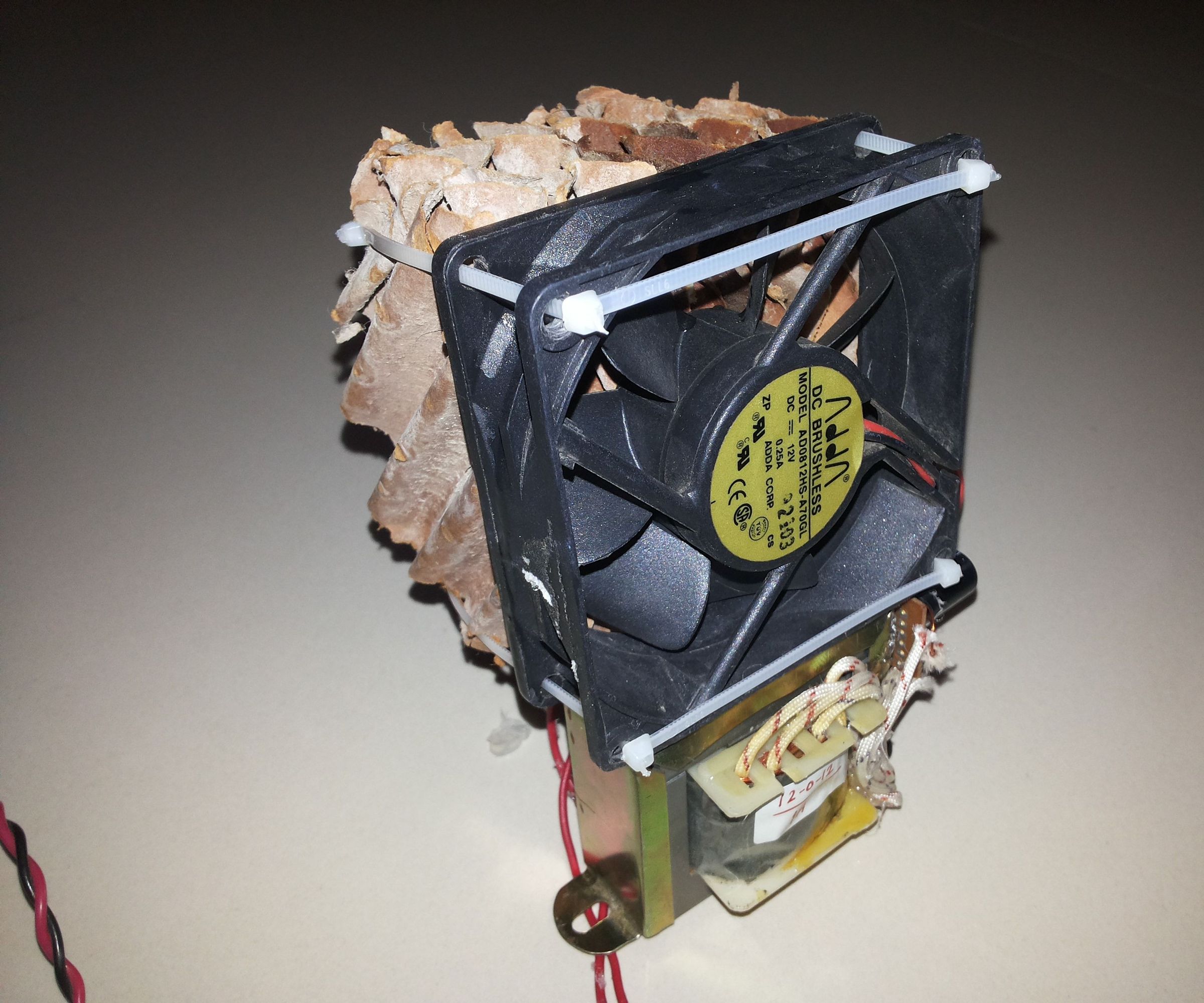 Mini Air Conditioner (A/C) From Reused Materials