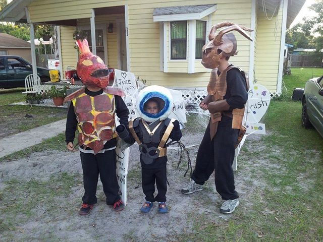 My Boys Wanted to be SkyLanders for Halloween this Year...