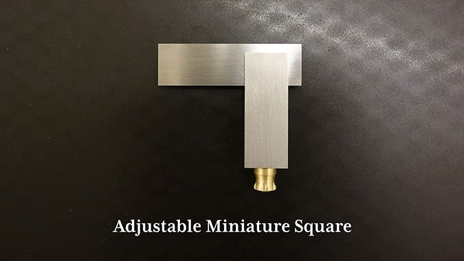 How to Make a Miniature Adjustable Square