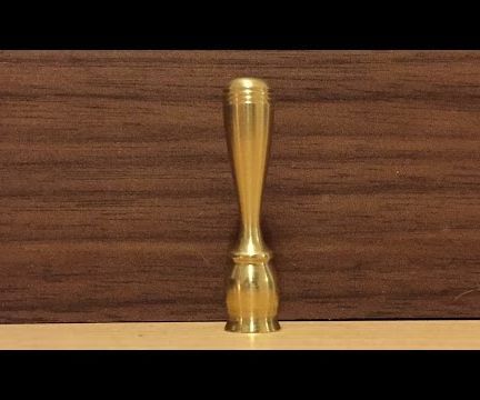 Miniature Brass Bell on a Drill Press