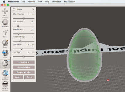 Manipulate 3D Egg File