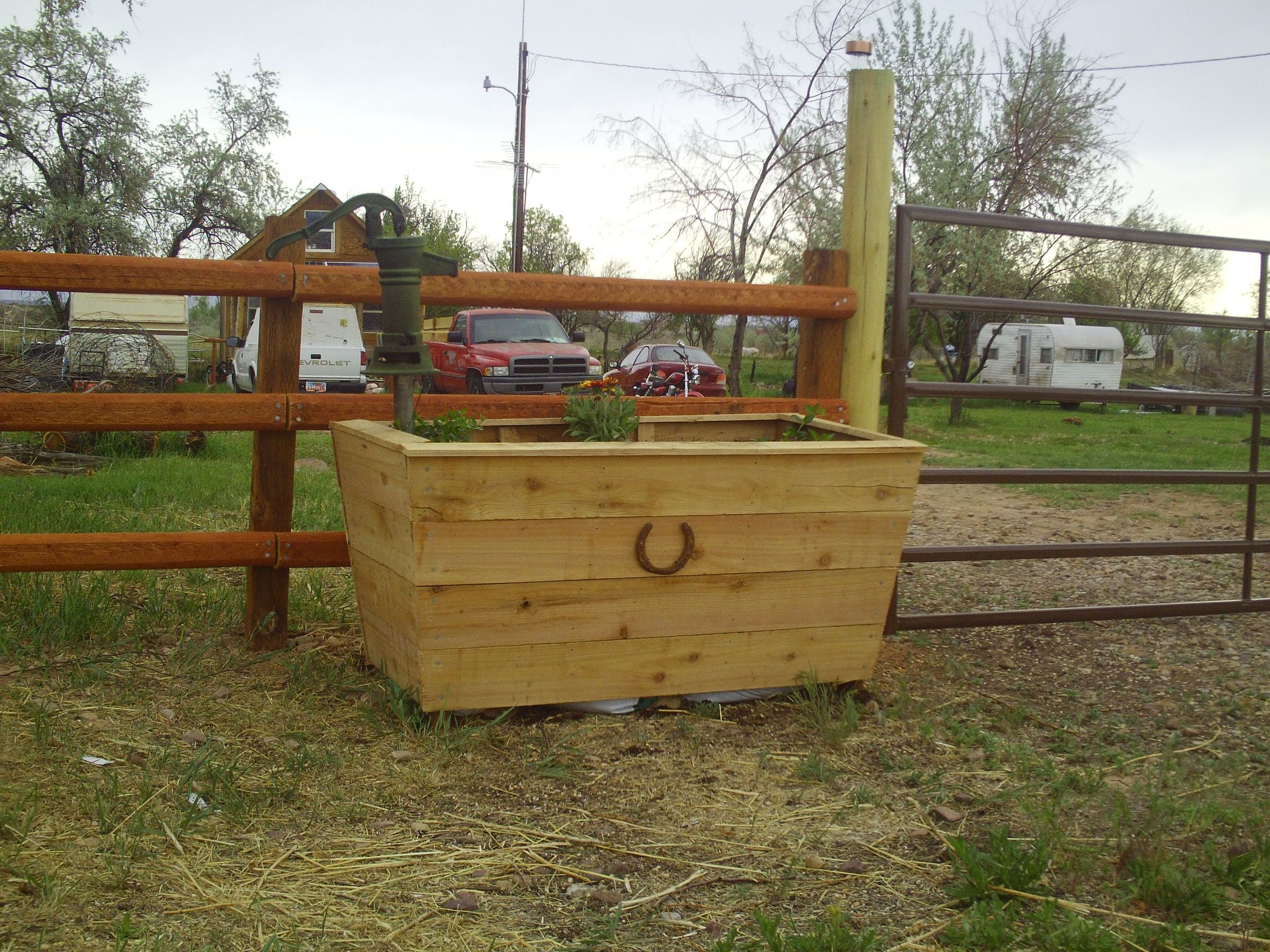 Horse Trough Planter Instructables