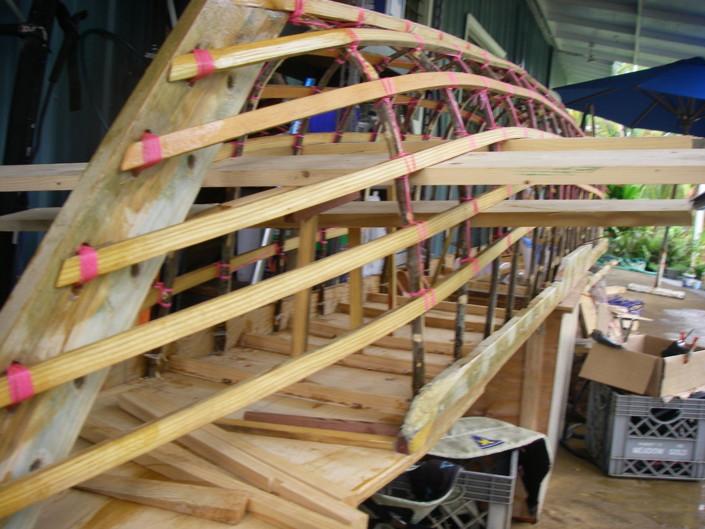 Sailing Canoe Chapter 5: Hull Frame Finishing : 9 Steps (with Pictures ...