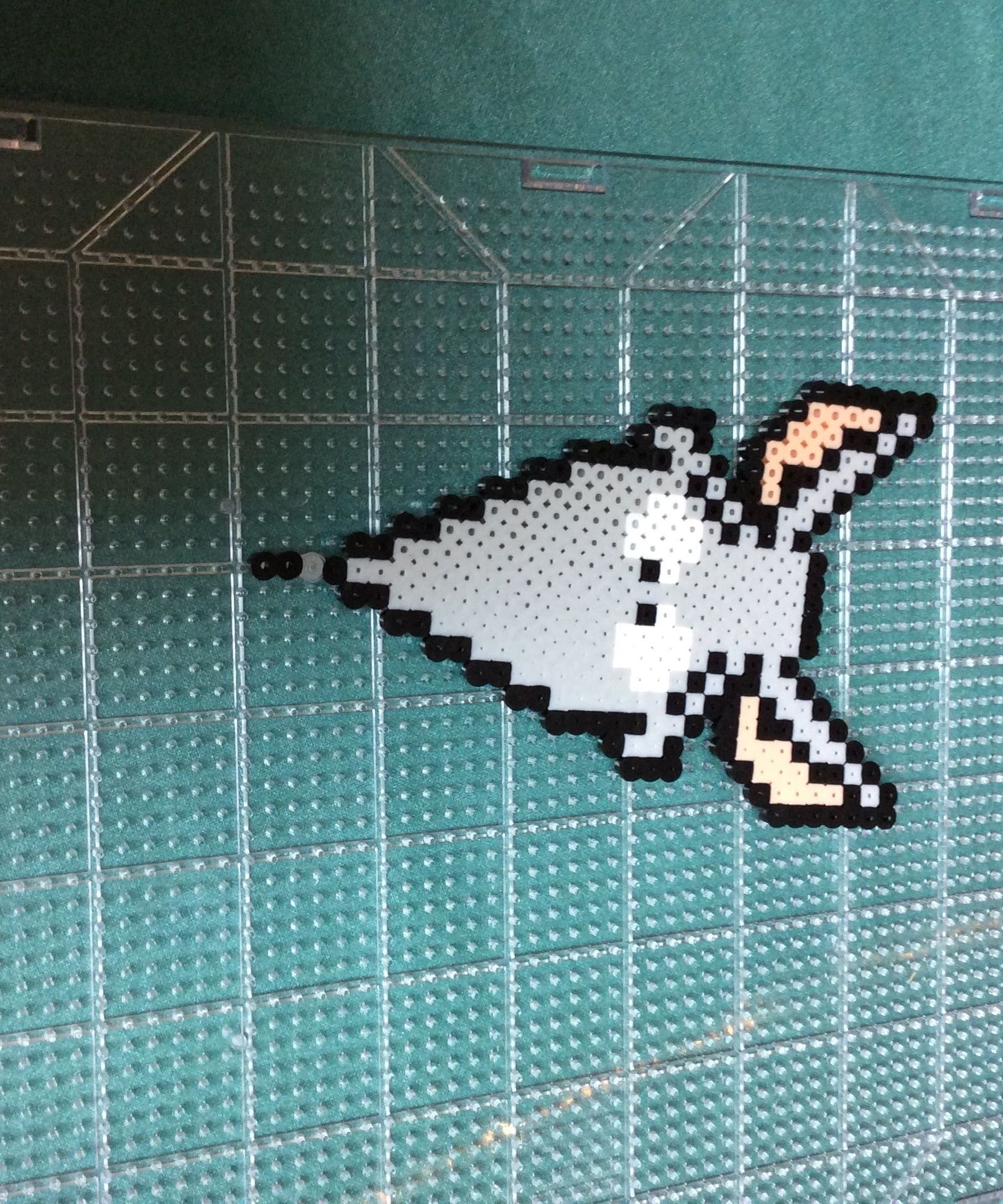 Tim Burton's Family Dog Perler Bead Coaster