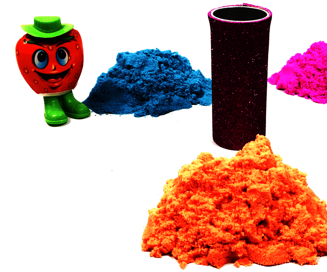 DIY Kinetic Sand Candy Bars - Learn Colors Kinetic Sand Cutting Bars for Kids