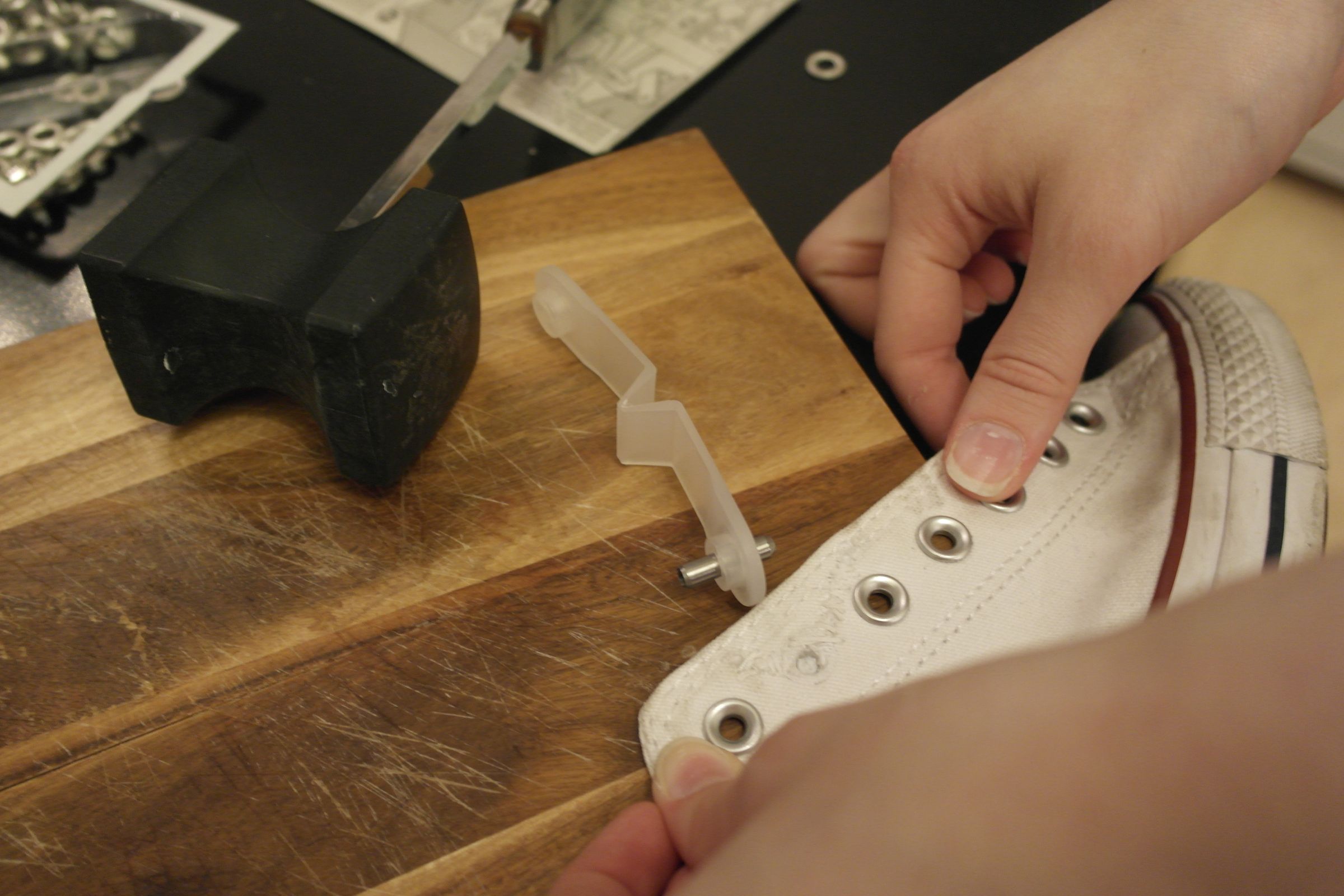 How to Fix Torn Converse and Replace Eyelets 7 Steps (with Pictures