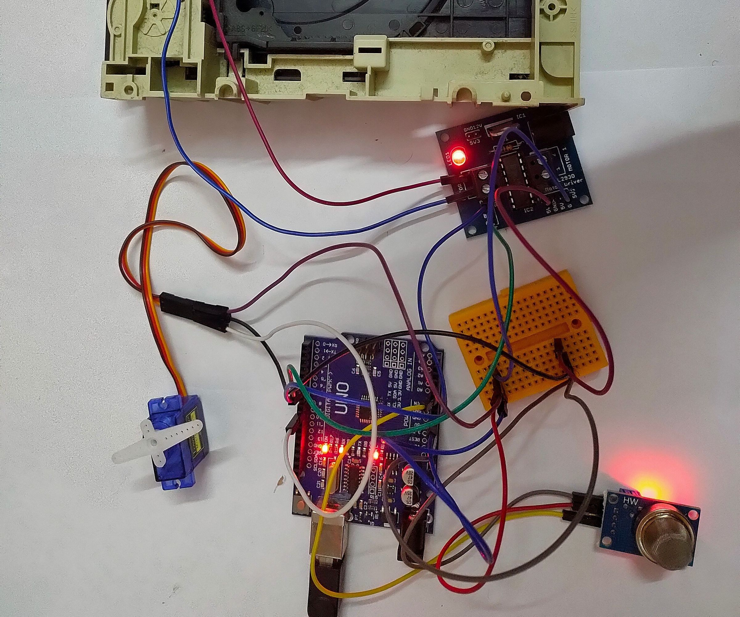 Prevention of Domestic Gas Leakage Using Arduino.
