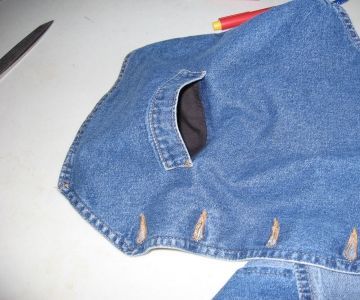 Making Real Vest Pockets From Fake Ones