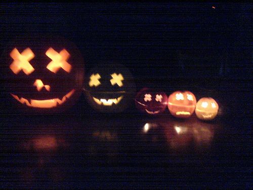 Halloween Russian Doll fruit carving!