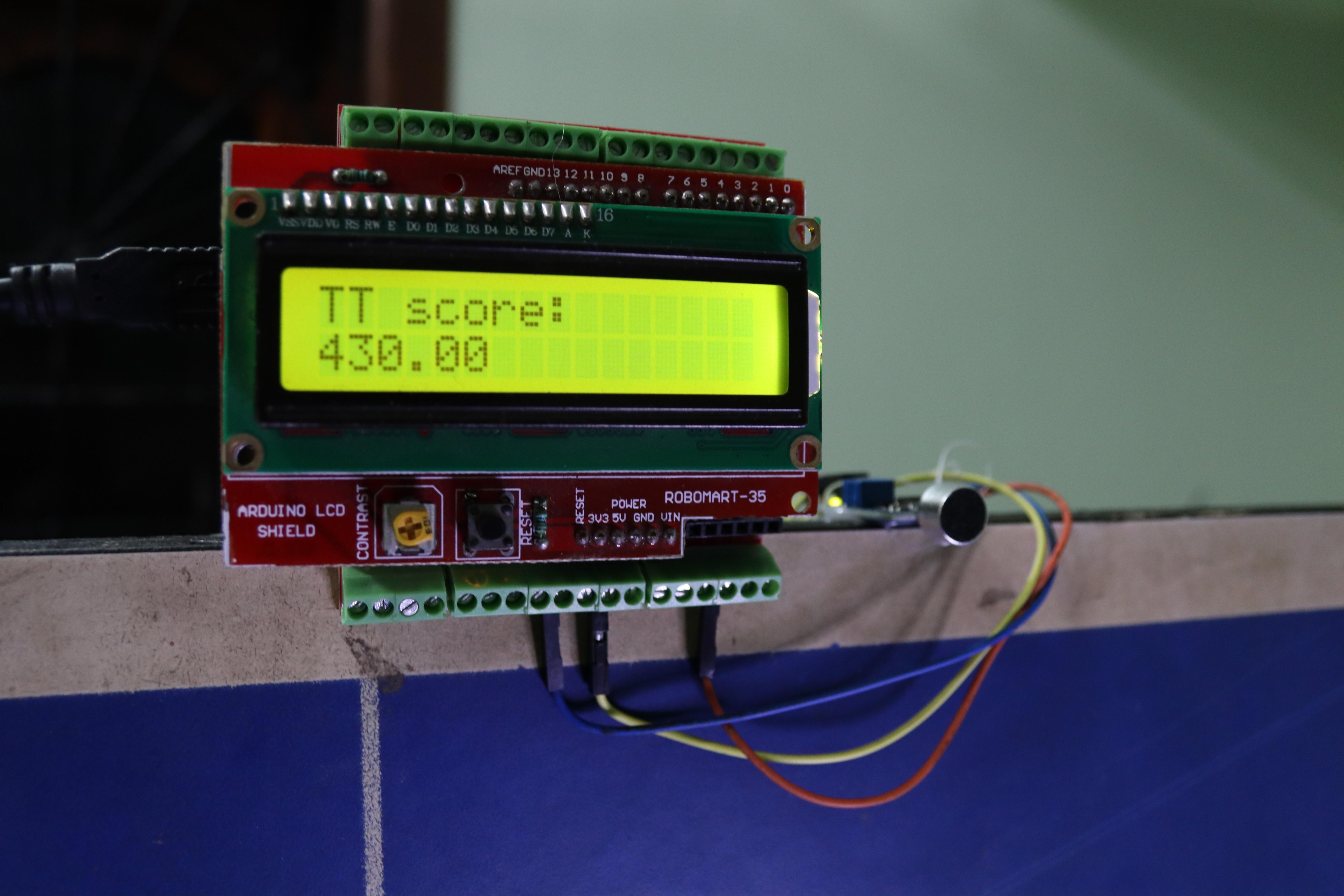 Automatic Single Player Table Tennis Score Counter