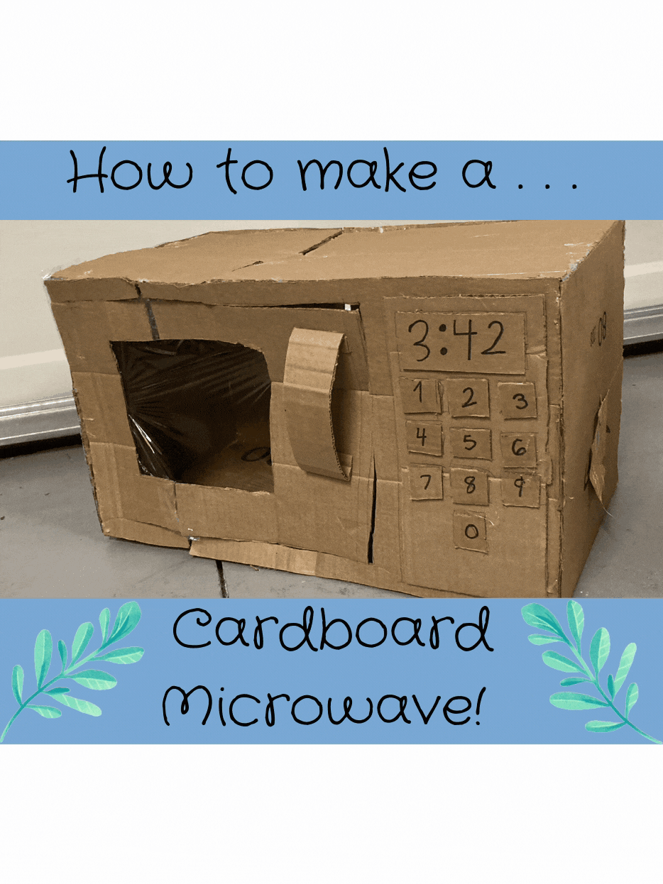 Cardboard Play Microwave! : 6 Steps - Instructables
