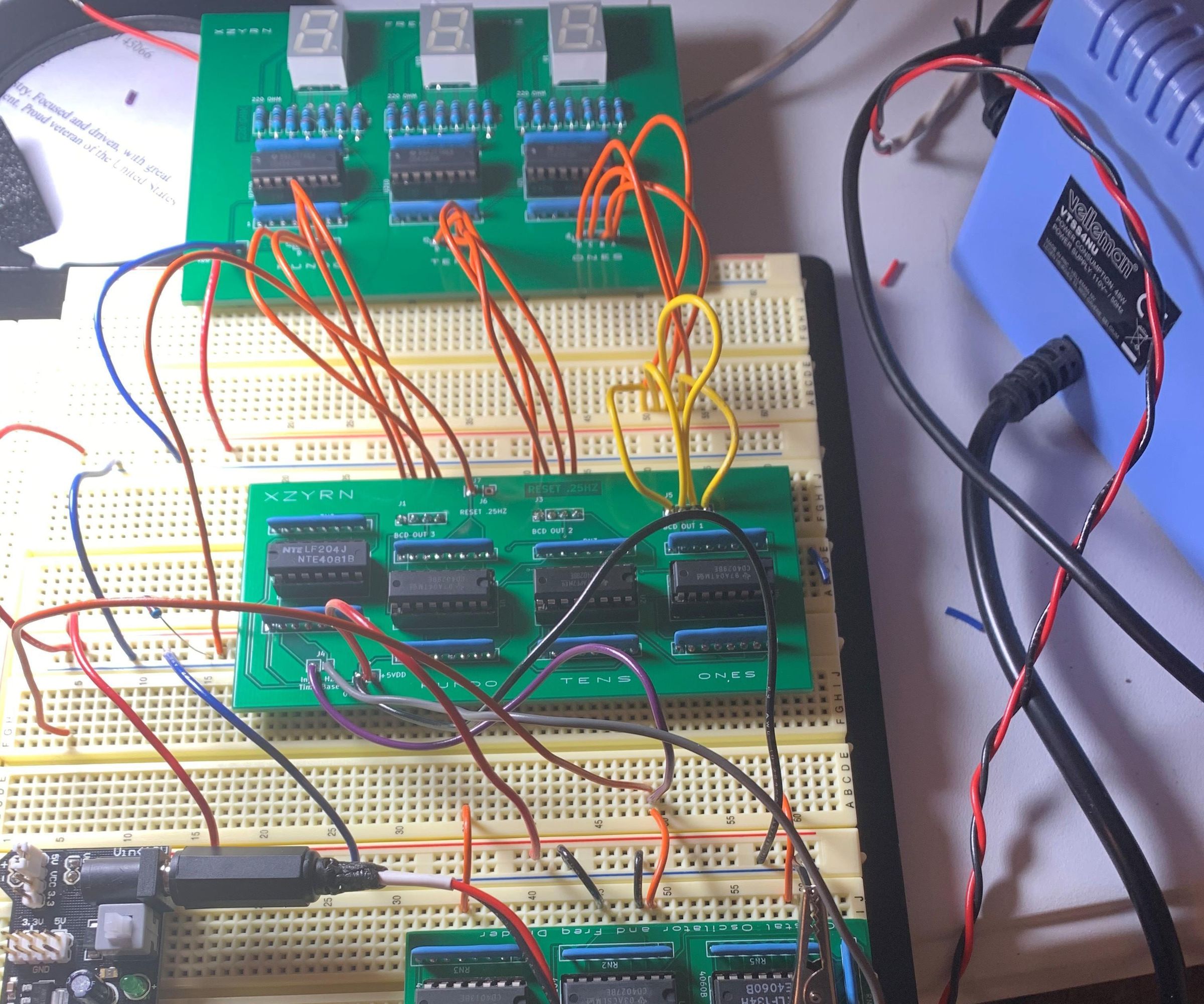 CMOS FREQUENCY COUNTER