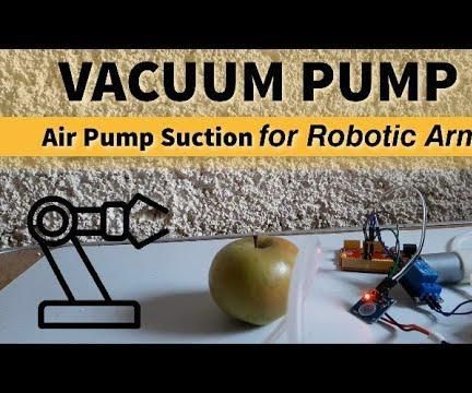 How to Control Vacuum Pump Air Pump Suction for Robotic Arm