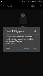 Trigger for the Phone App
