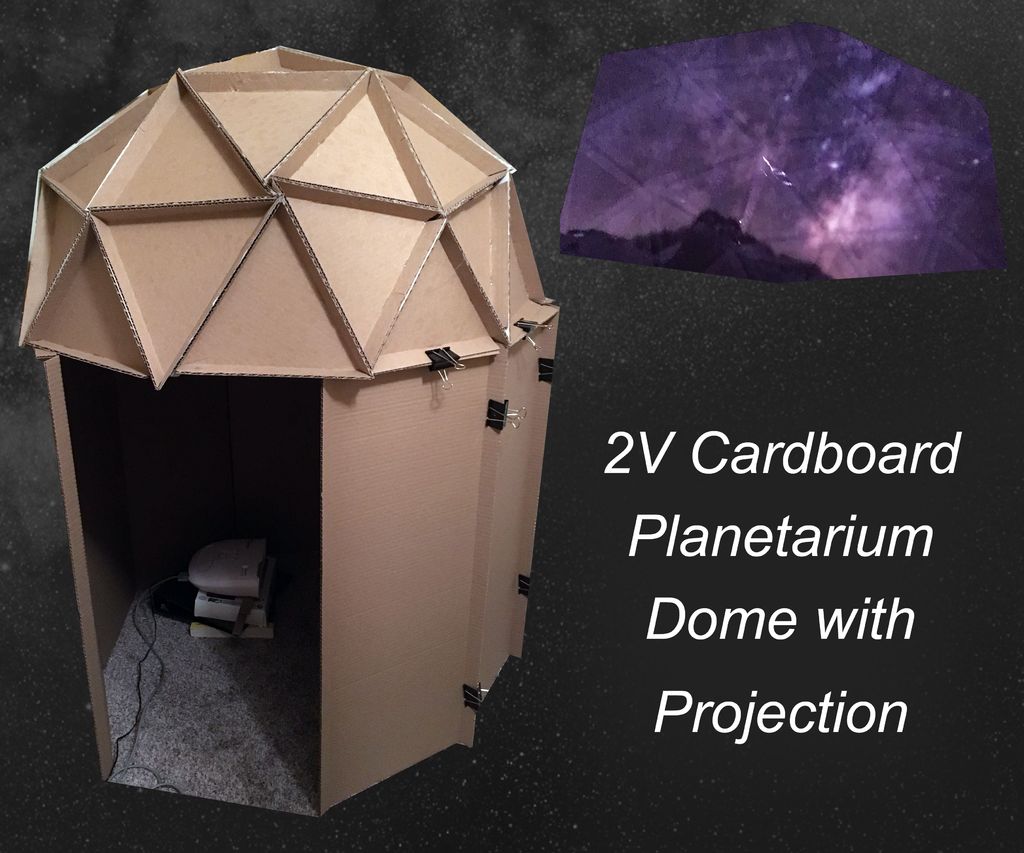 Inexpensive Cardboard 2V Dome 28 Steps Instructables