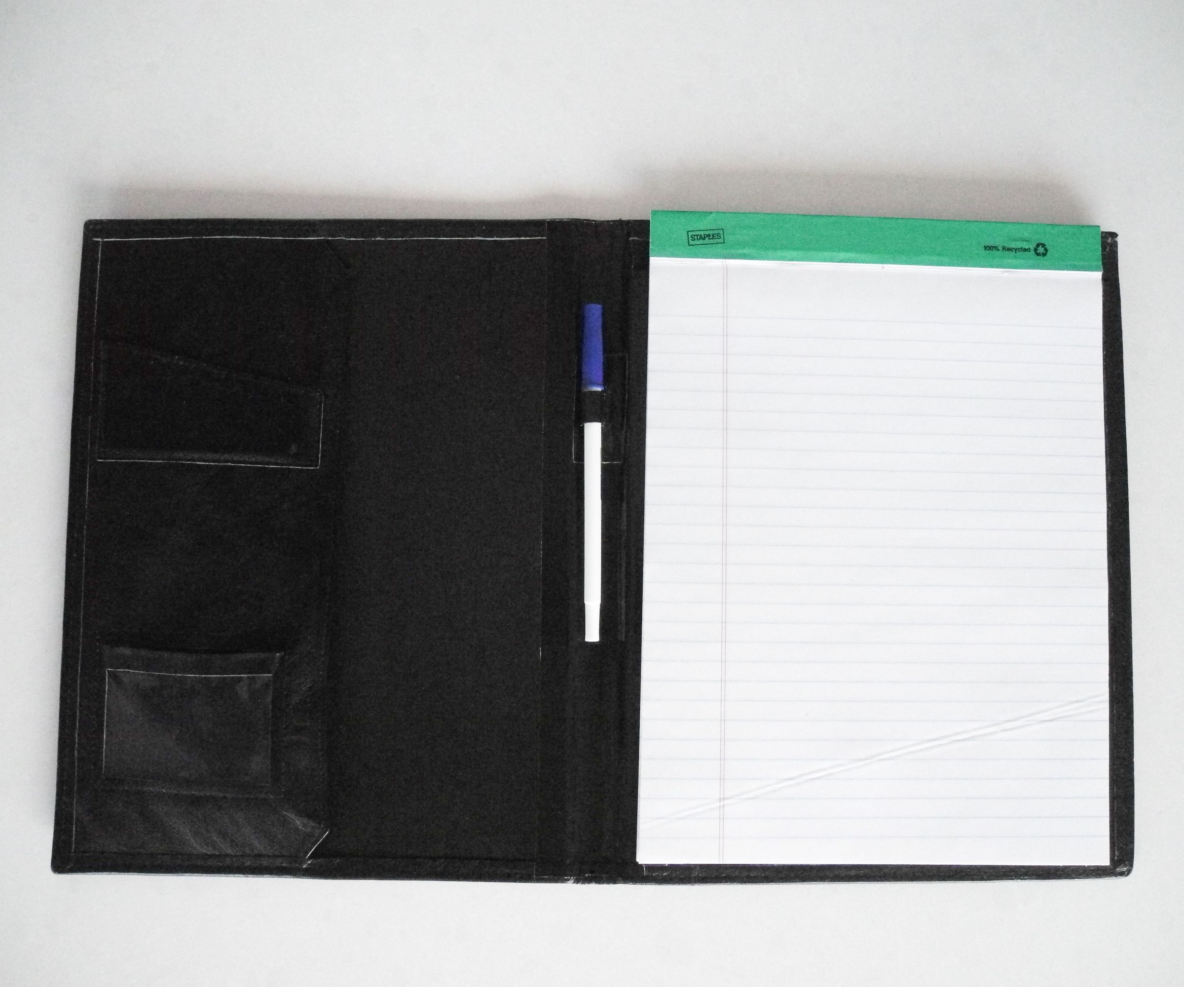 Repair Leather Portfolio With Duct Tape