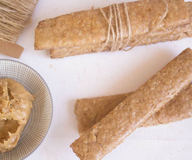  Peanut Butter and Oat  Dog Cookies