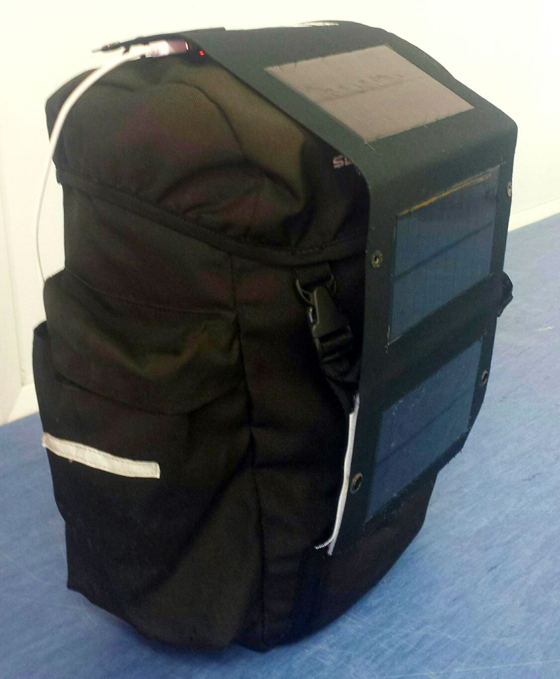No Sew Solar Powered Bike Pannier 