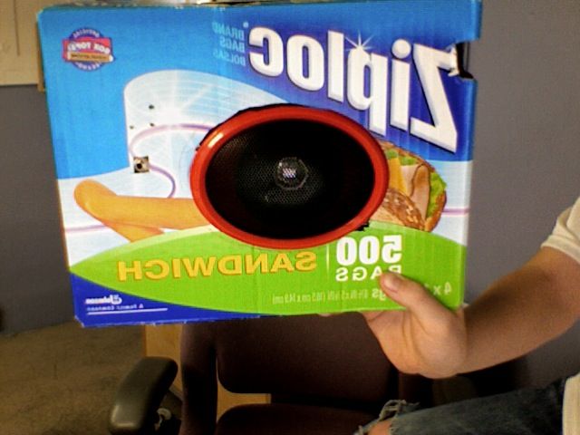 Ziplock Box Speaker.