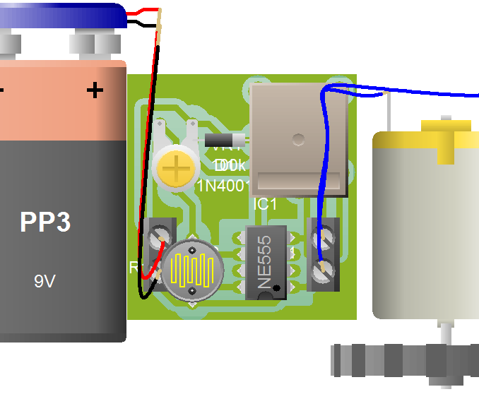 Dark Activated Relay Circuit