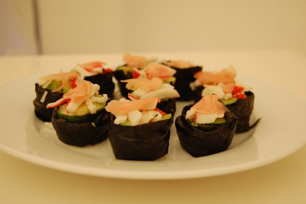 Wasabi Cheesecake Sushi