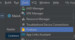 Connect Firebase to Android Studio