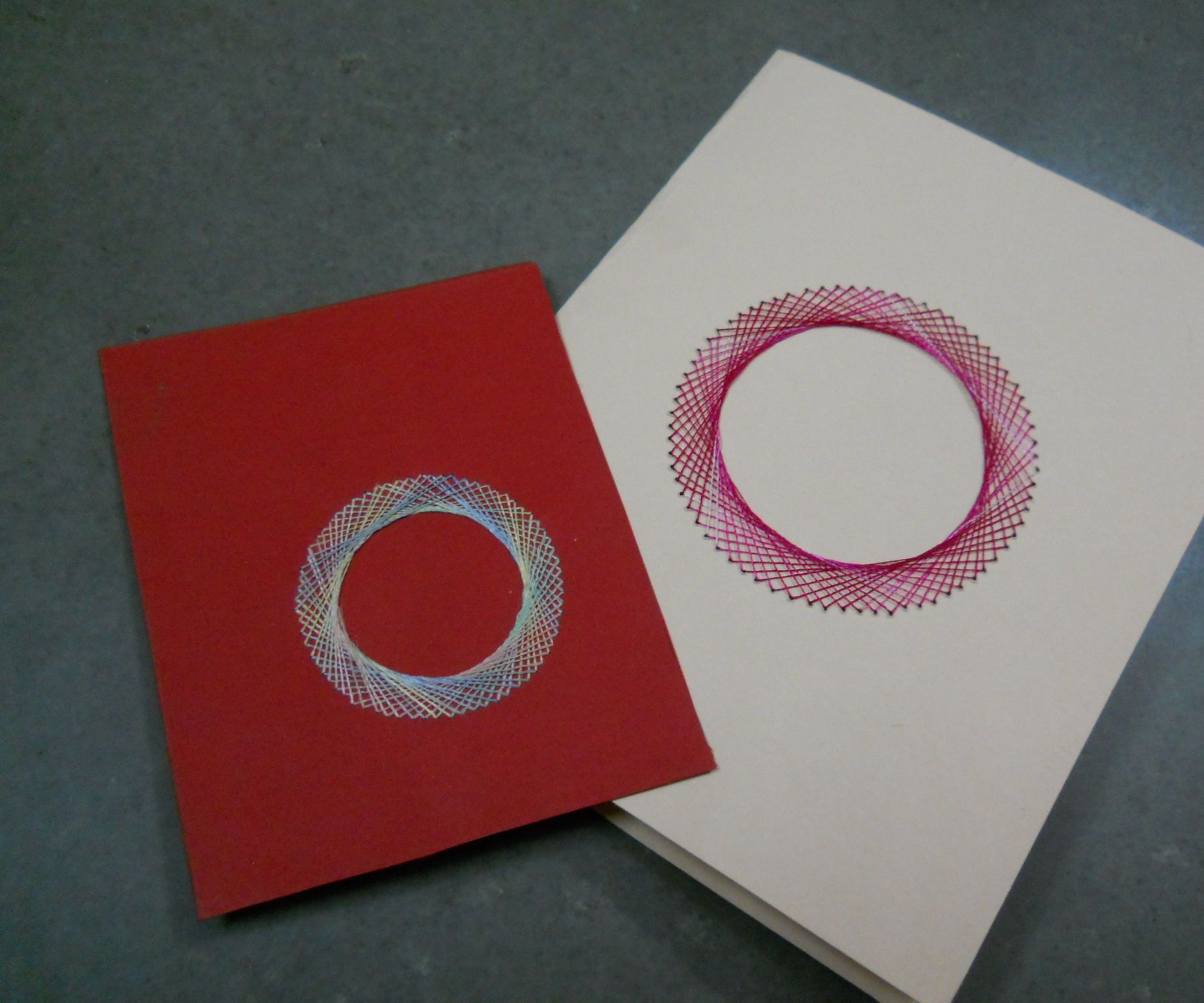 Silk Thread Design Card