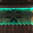 Wall Hanging Waterfall Decor With Shelf and Lights