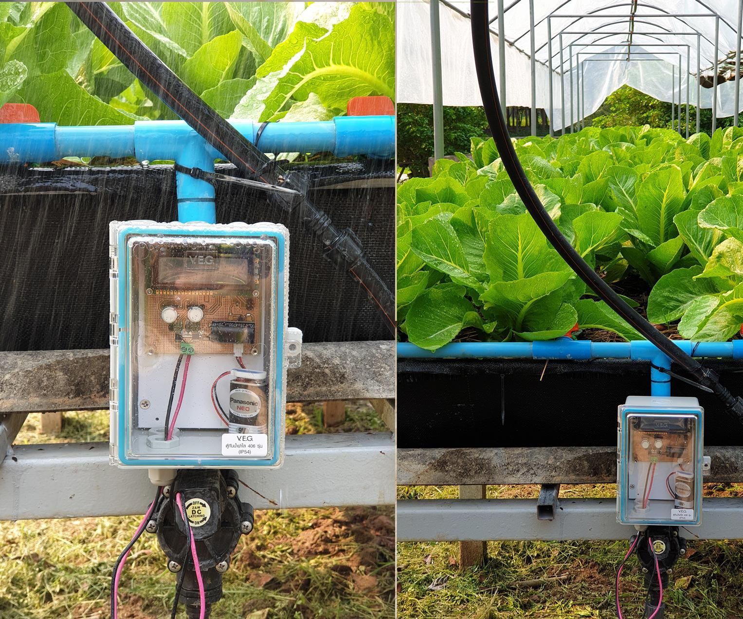 In Field Battery Operate Latching Valve Water Irrigation Timer Controller With DIY PCB
