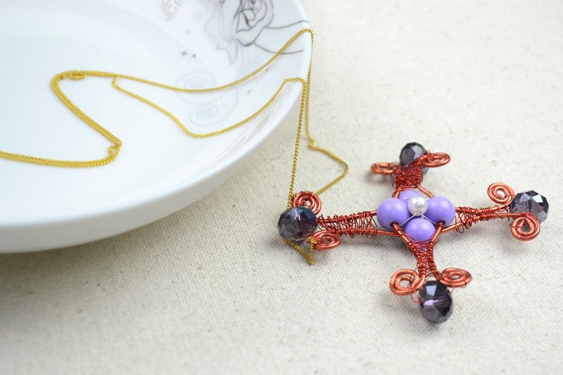 Mother S Day Necklace- Create Wire Wrapped Cross Necklaces for Women