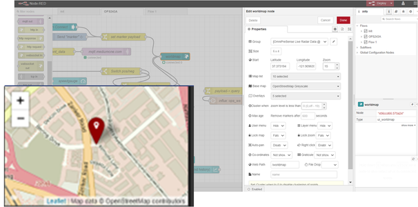 Live IoT Traffic Monitor Dashboard Using Node Red and Radar Sensor : 11 ... Circuit Diagram