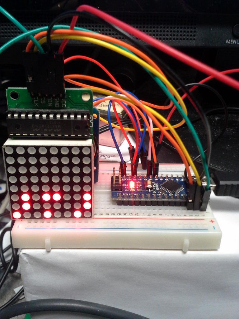 Arduino Binary Clock Using LED Matrix : 6 Steps - Instructables