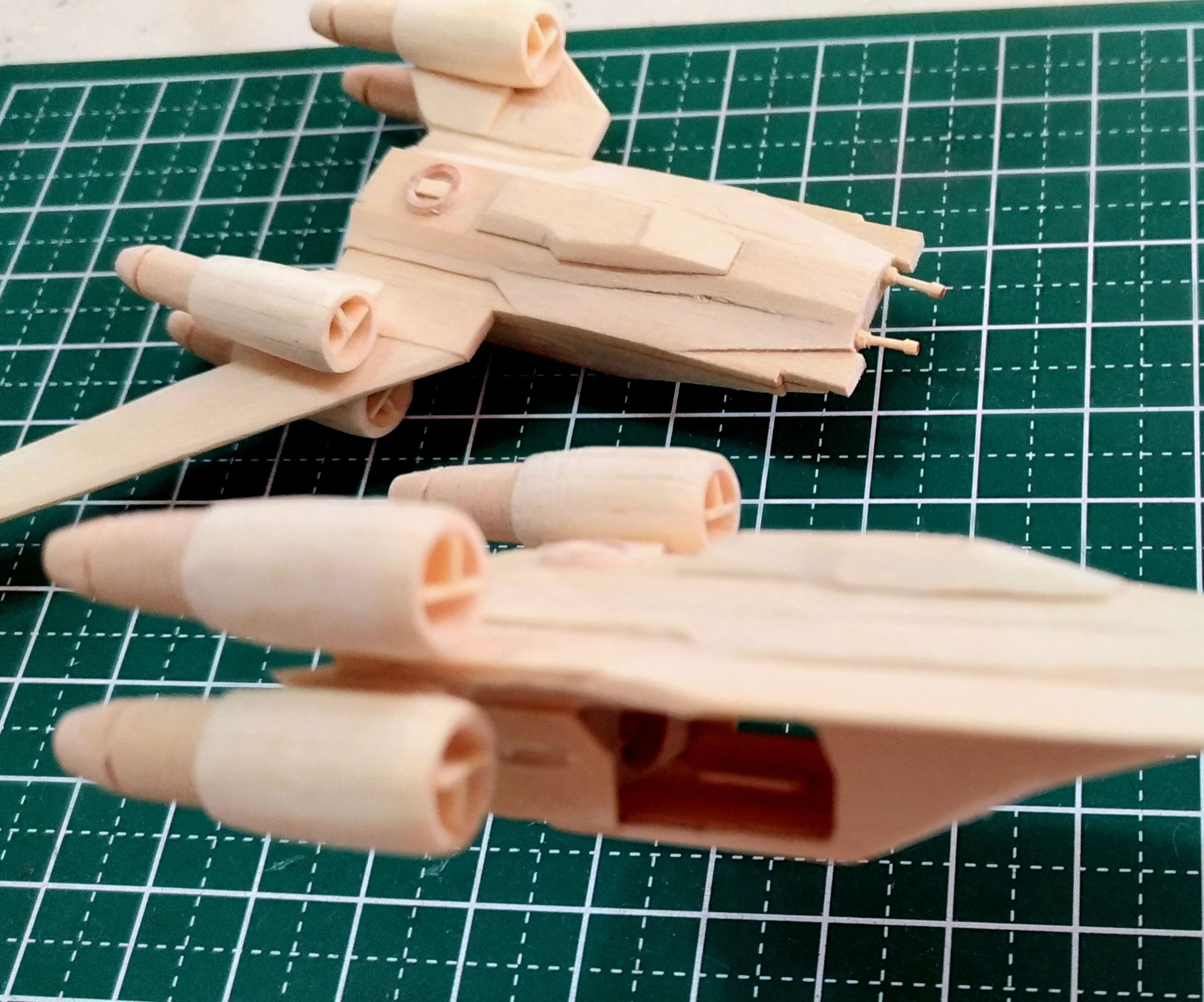 Rogue One Mini U-Wing Popsicle Stick Model