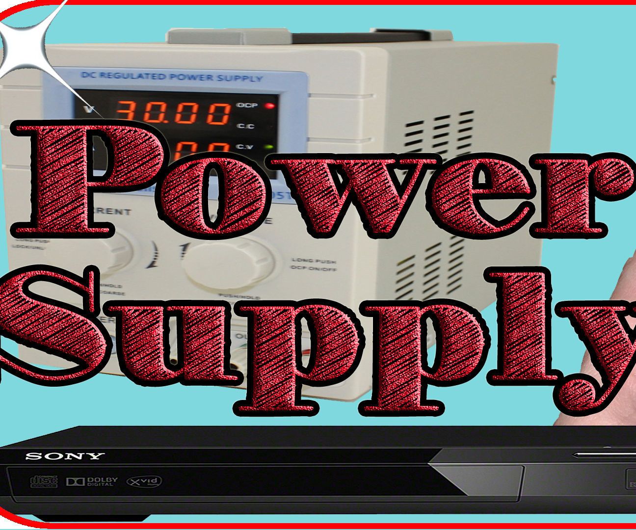 DIY DC Bench Power Supply Using the Dvd Player