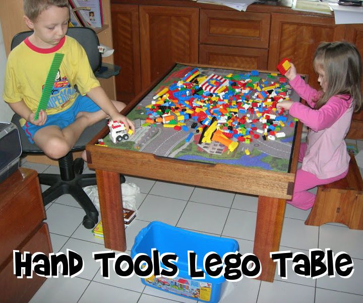 Hand Tools Lego Table