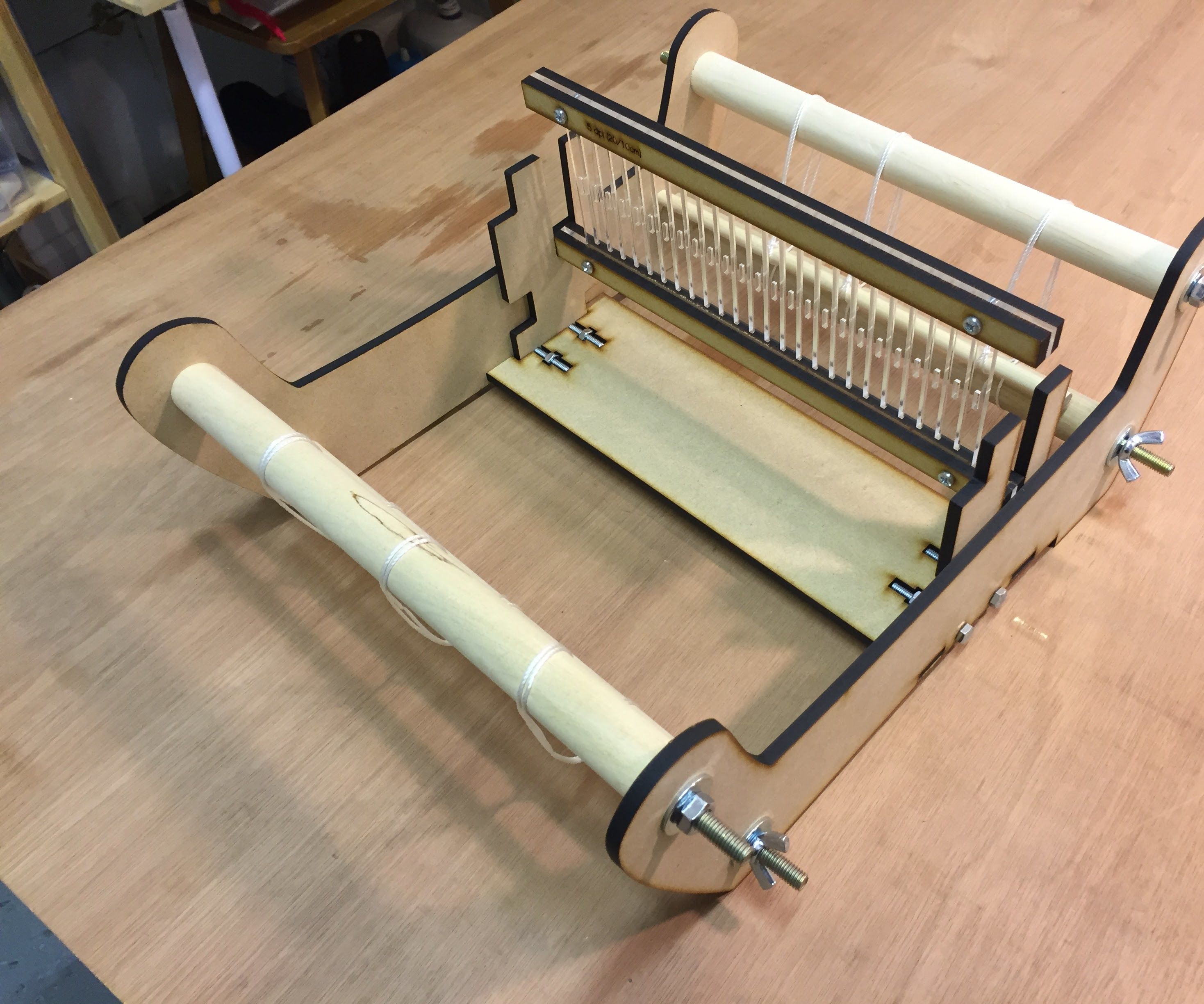 DIY Laser Cut Rigid Heddle Loom - Part 1: Building the Loom