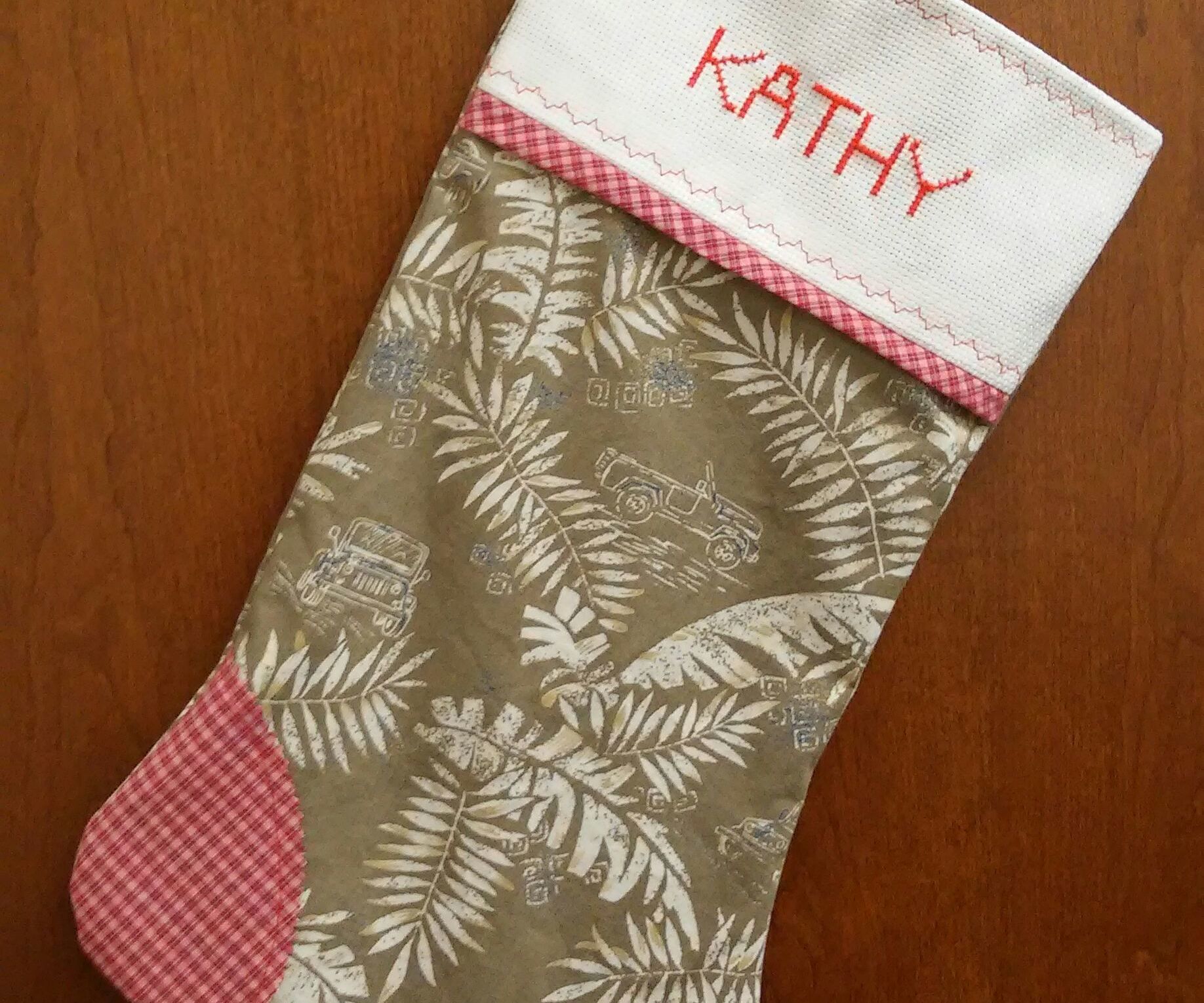 Hawaiian Christmas Stocking
