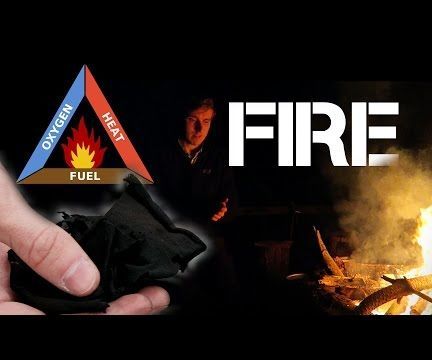Start a Fire Using Char Cloth