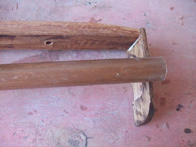 Paint and Cut Broom Stick