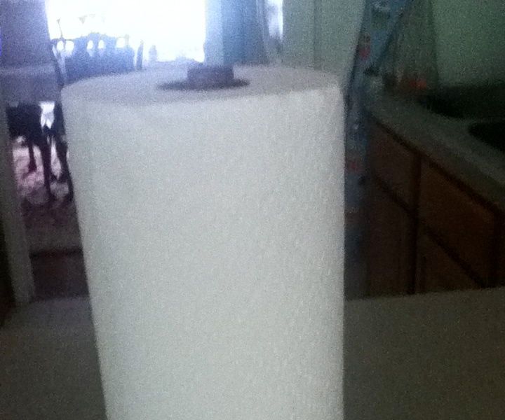 Home Made Paper Towel Holder (Very Easy)