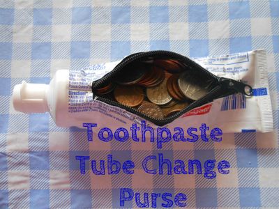 Toothpaste Tube Change Purse : 6 Steps (with Pictures) - Instructables