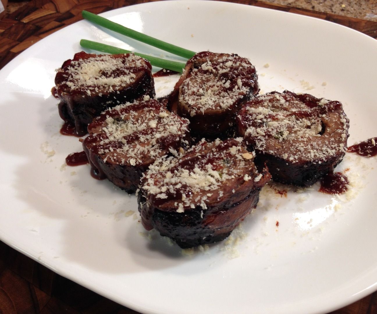 Bacon Blue Cheese Burger Sushi