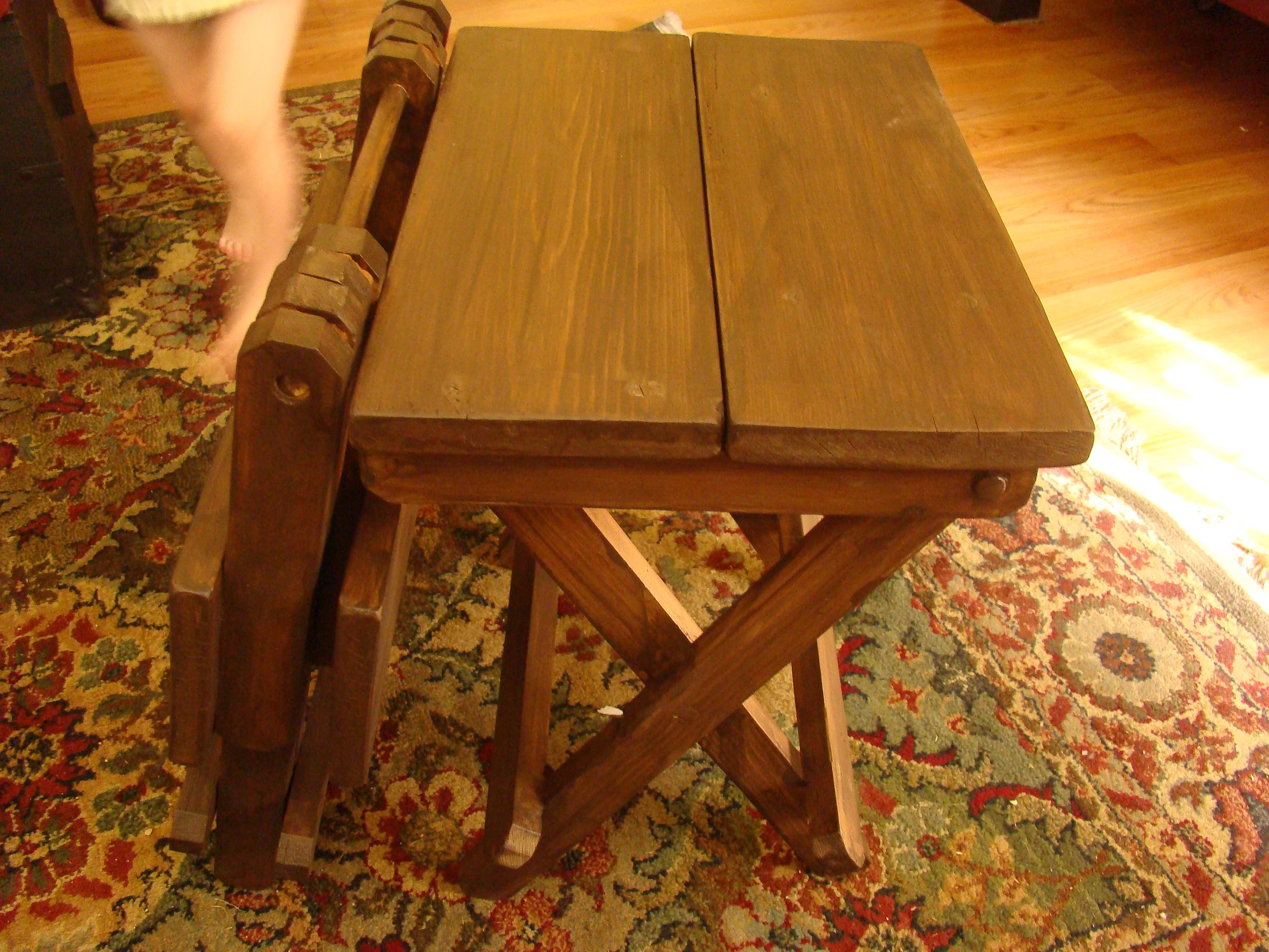 Salvaging 2 Wooden Stools