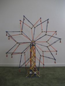 K'nex Rolercoaster and Ferris Wheel