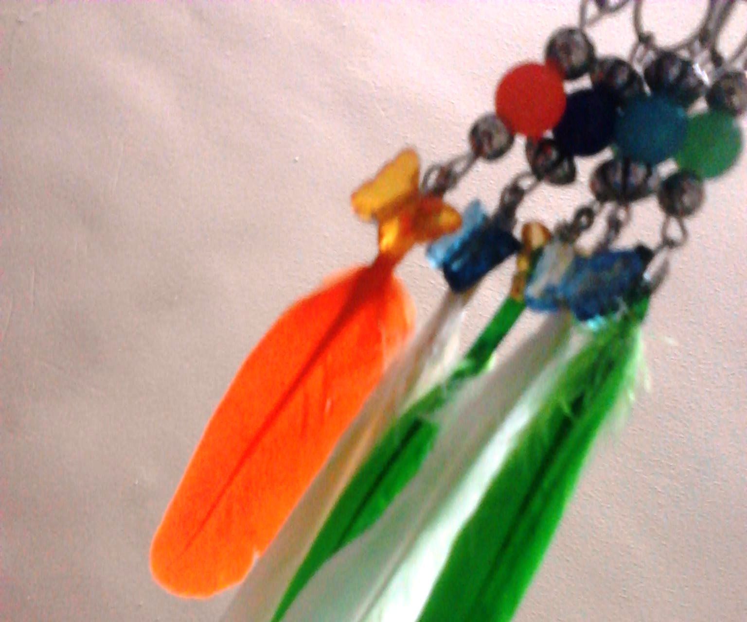 Feather Charm Keyring
