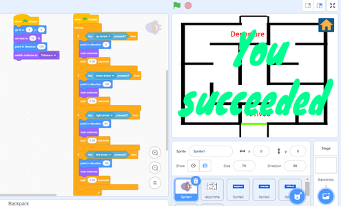 Coding a Maze Game With Scratch : 7 Steps - Instructables