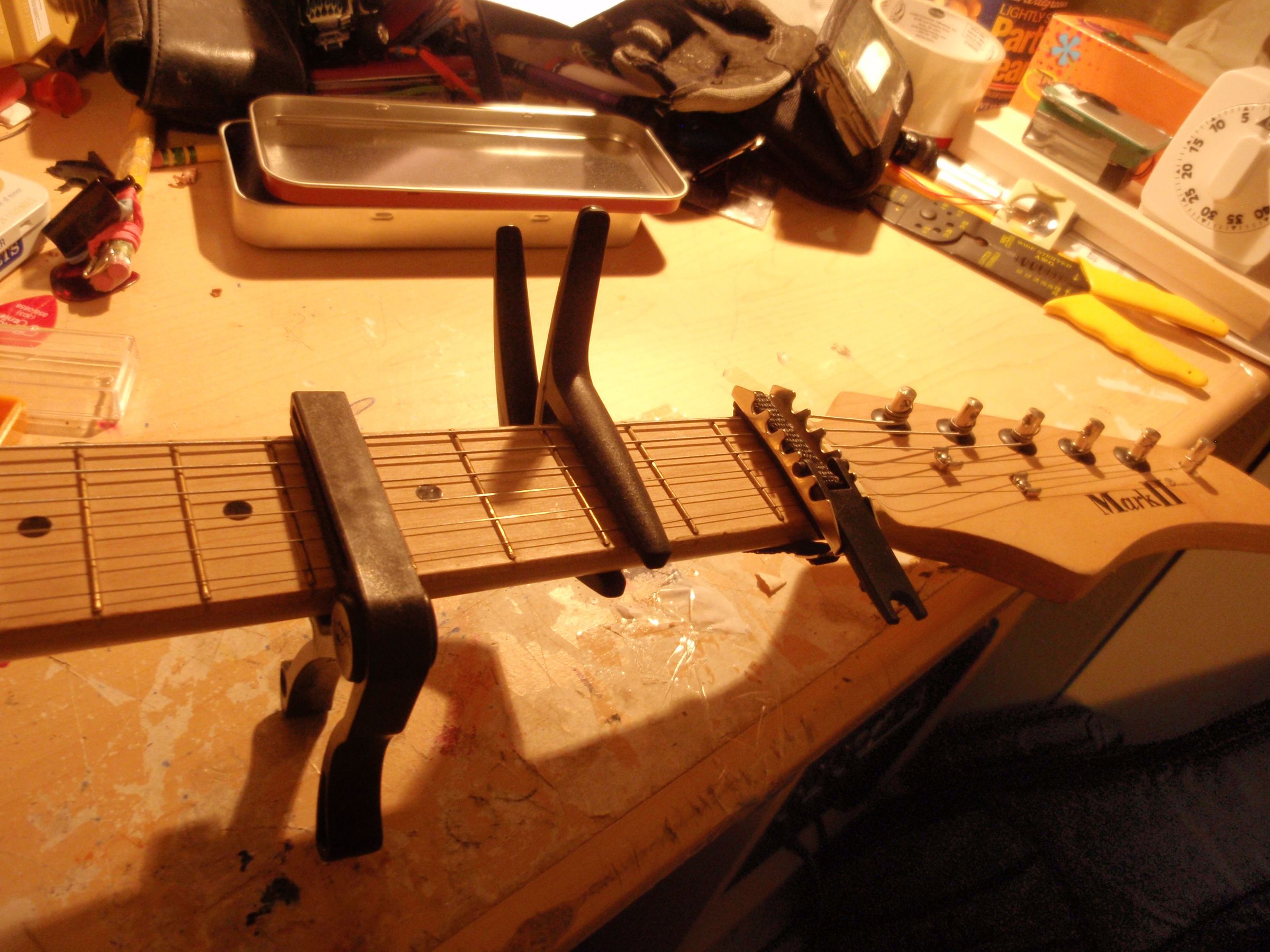 Using a Guitar Capo Instructables