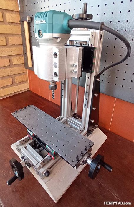 Mini Milling Machine DIY - Super Robust and Precise : 6 Steps (with ...